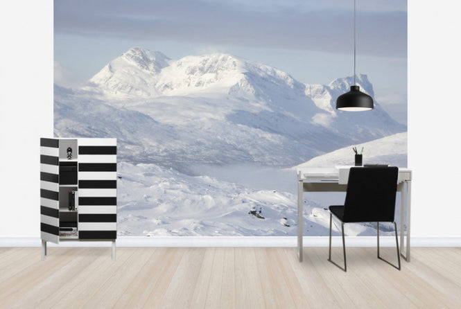 PHOTOWALL / Snowy Mountains in Lappland, Sweden (e40523)