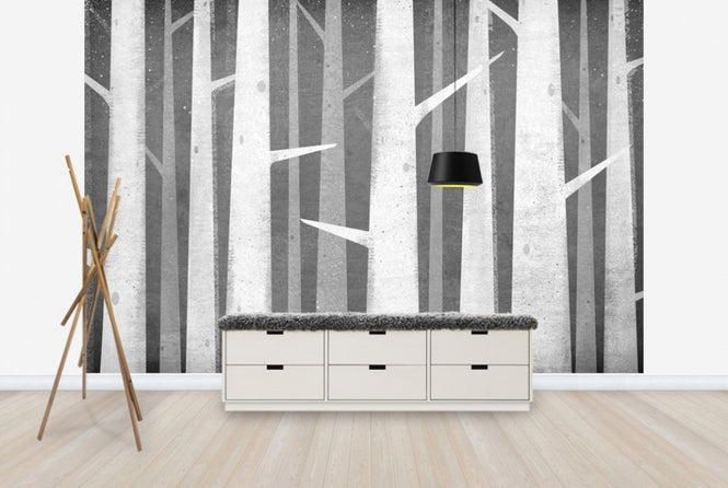 PHOTOWALL / Birches Winter Woods (e30335)