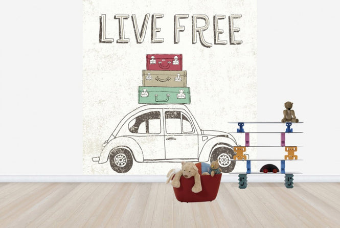 PHOTOWALL / Road Trip - Beetle Luggage (e30343)