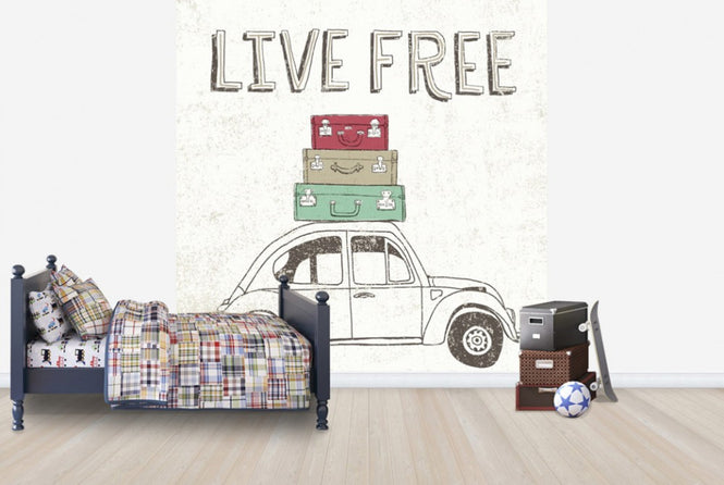 PHOTOWALL / Road Trip - Beetle Luggage (e30343)