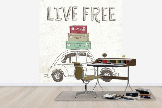 PHOTOWALL / Road Trip - Beetle Luggage (e30343)