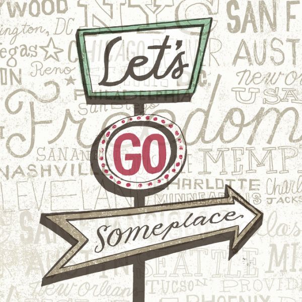 PHOTOWALL / Road Trip - Lets Go (e30360)