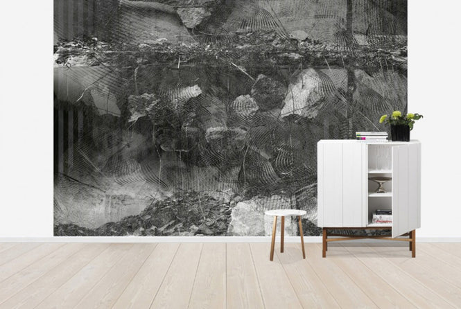 PHOTOWALL / Orchid Demolition Chaos Grey (e40010)