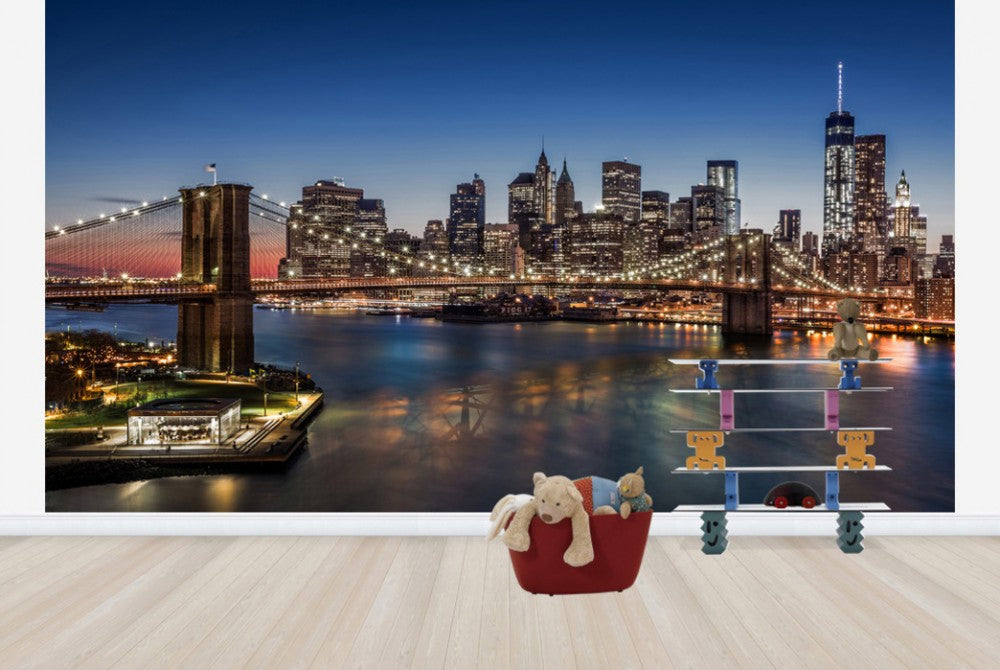 PHOTOWALL / Brooklyn Bridge and Downtown Manhattan (e40663) | 輸入