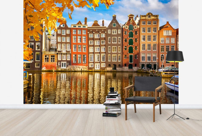 PHOTOWALL / Reflection of Amsterdam (e40679)