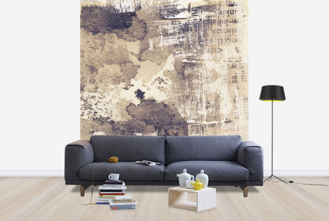 PHOTOWALL / Torn Ink Texture (e40685)