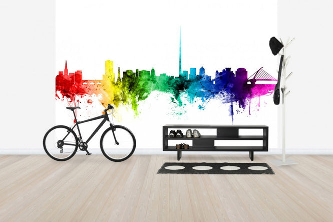 PHOTOWALL / Dublin Skyline Rainbow (e30508)