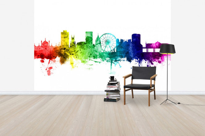 PHOTOWALL / Brighton Skyline Rainbow (e30512)