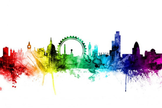 PHOTOWALL / London Skyline Rainbow 2 (e30522)