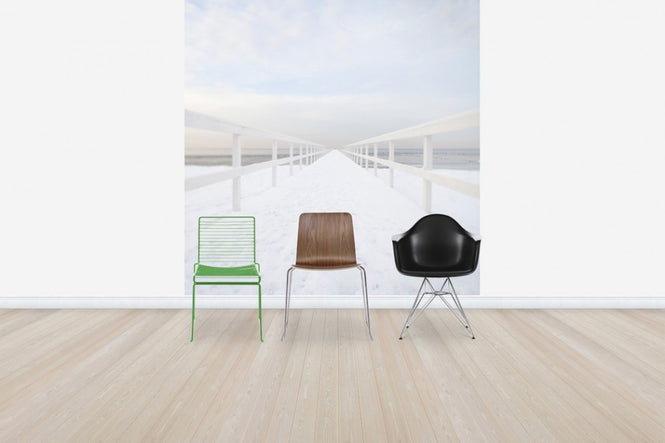 PHOTOWALL / Winter Boardwalk, Sweden (e40751)
