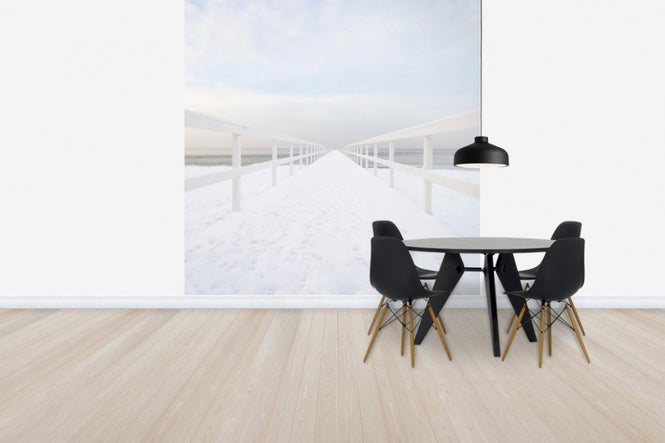 PHOTOWALL / Winter Boardwalk, Sweden (e40751)