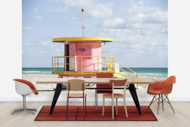 PHOTOWALL / Lifeguard Tower in Miami, USA (e40765)