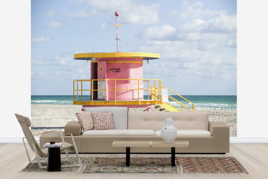 PHOTOWALL / Lifeguard Tower in Miami, USA (e40765)