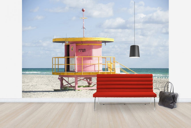 PHOTOWALL / Lifeguard Tower in Miami, USA (e40765)