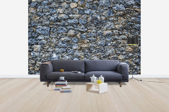 PHOTOWALL / Blue Stone Wall (e30585)