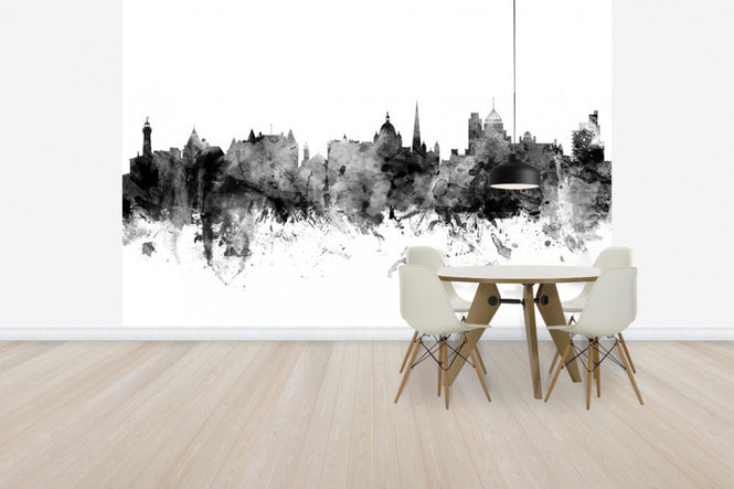 PHOTOWALL / Victoria Canada Skyline Black (e30548)