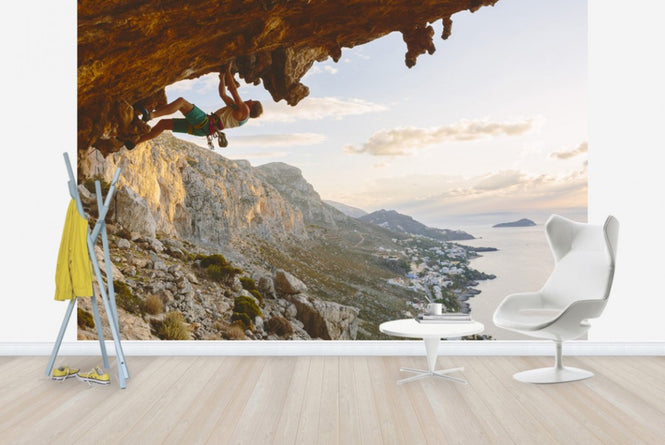PHOTOWALL / Climbing by the Aegean Sea (e30829)