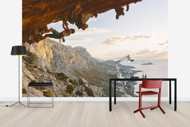 PHOTOWALL / Climbing by the Aegean Sea (e30829)