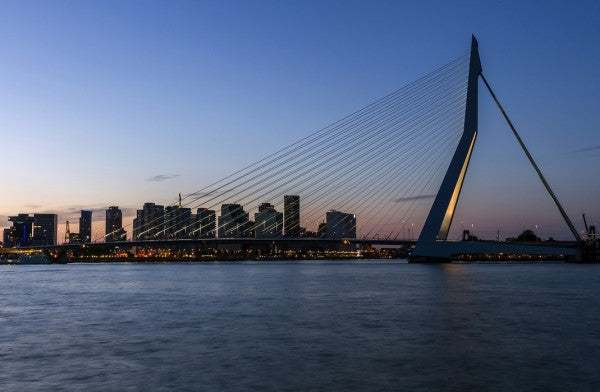 PHOTOWALL / Erasmus Bridge in Rotterdam (e30924)