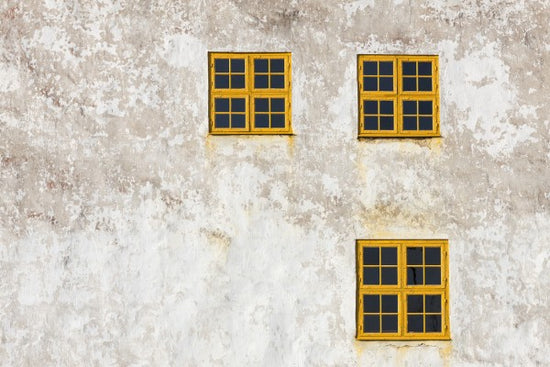 PHOTOWALL / Old Wall with Windows (e41159)