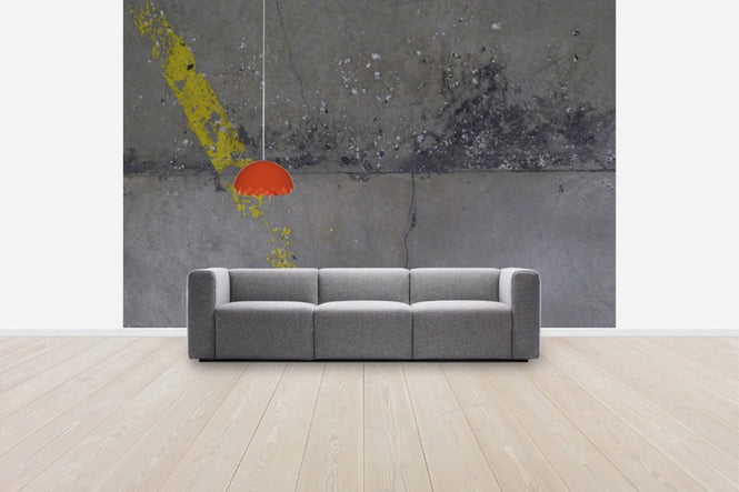 PHOTOWALL / Concrete Floor on Wall 1 (e41178)