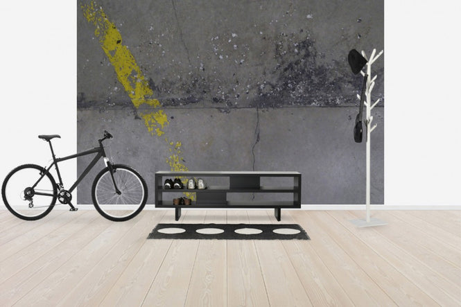 PHOTOWALL / Concrete Floor on Wall 1 (e41178)