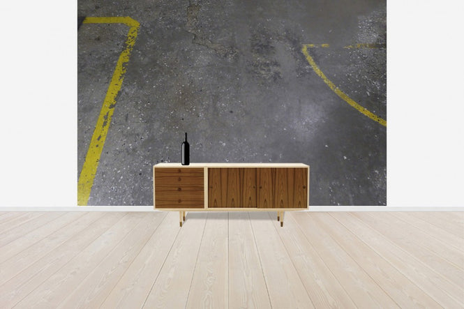 PHOTOWALL / Concrete Floor on Wall 4 (e41181)