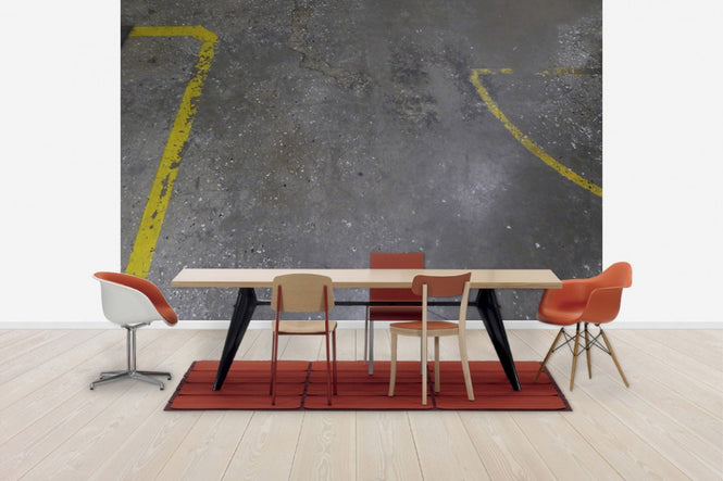 PHOTOWALL / Concrete Floor on Wall 4 (e41181)