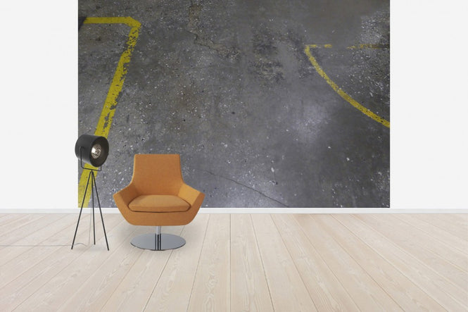 PHOTOWALL / Concrete Floor on Wall 4 (e41181)