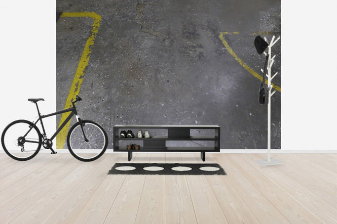 PHOTOWALL / Concrete Floor on Wall 4 (e41181)