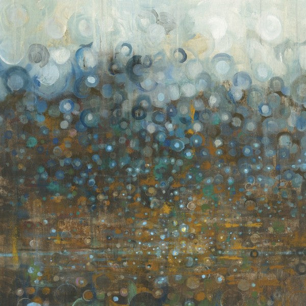 PHOTOWALL / Blue and Bronze Dots (e50047)