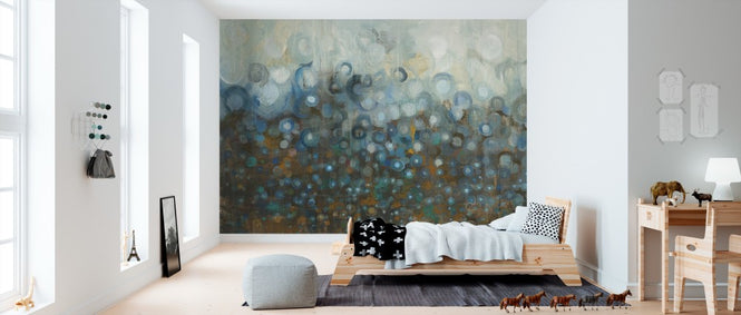 PHOTOWALL / Blue and Bronze Dots (e50047)