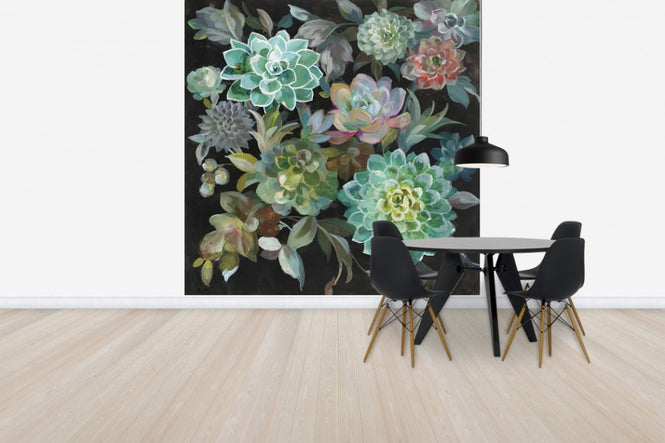 PHOTOWALL / Floral Succulents (e50055)