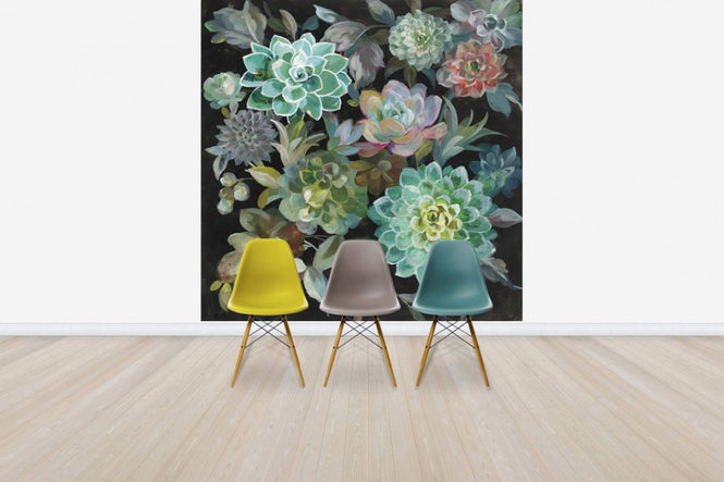 PHOTOWALL / Floral Succulents (e50055)