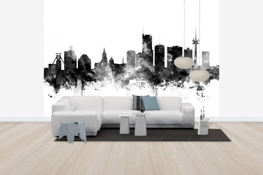 PHOTOWALL / Essen Skyline Black (e50139)