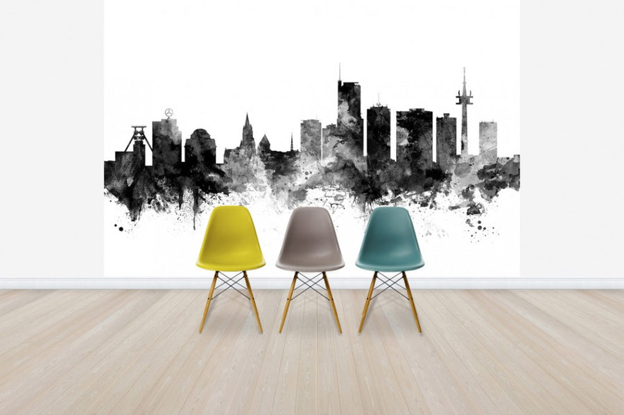 PHOTOWALL / Essen Skyline Black (e50139)