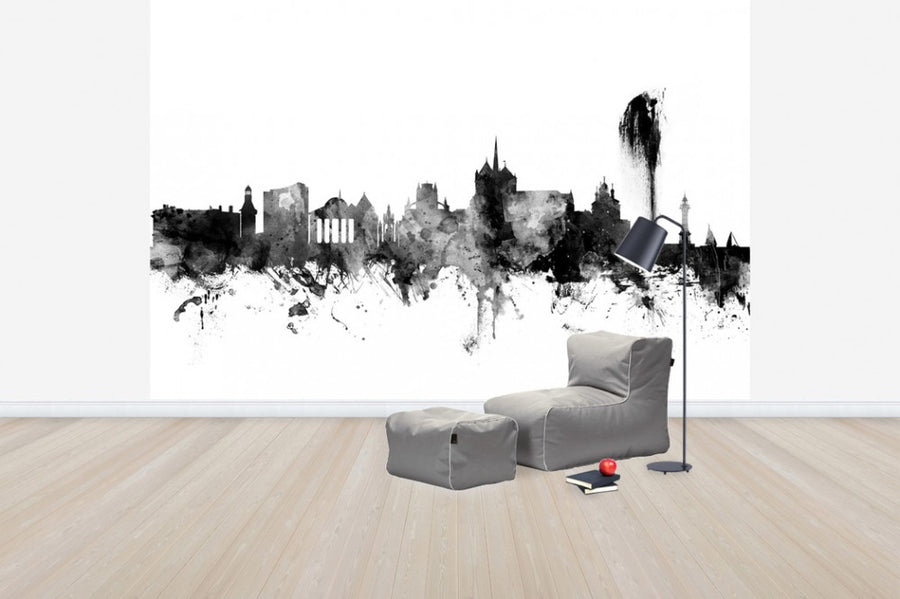 PHOTOWALL / Geneva Skyline Black (e50144)