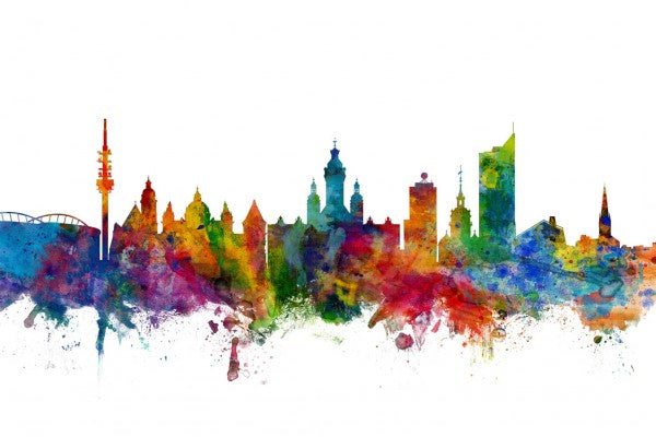 PHOTOWALL / Leipzig Skyline (e50152)