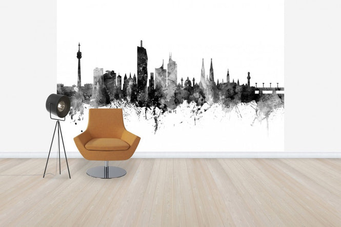 PHOTOWALL / Vienna Skyline Black (e50173)