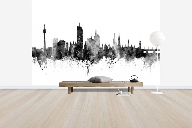 PHOTOWALL / Vienna Skyline Black (e50173)