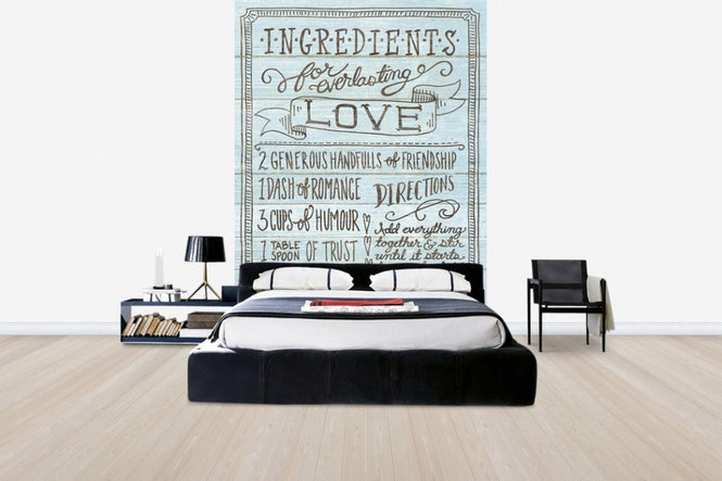 PHOTOWALL / Ingredients for Life I Blue (e31003)