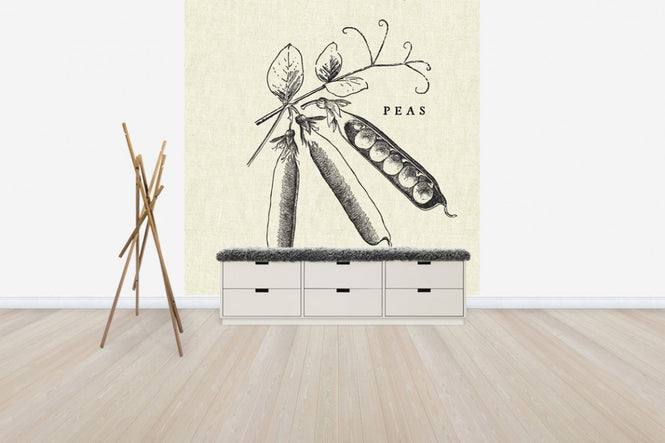 PHOTOWALL / Kitchen Illustration - Peas (e31008)