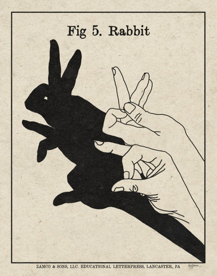 PHOTOWALL / The Art of Shadows - Rabbit (e31045)