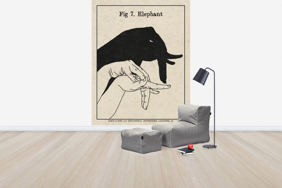 PHOTOWALL / The Art of Shadows - Elephant (e31047)