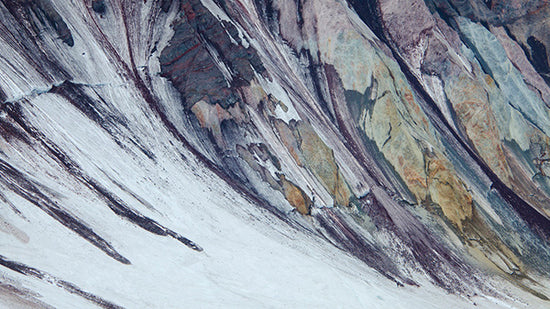 PHOTOWALL / Colorful Layers of Rock, Mount St Helens' Crater (e31099)