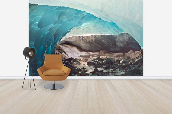 PHOTOWALL / Ice Cave Melting in Mendenhall Glacier, Alaska (e31112)