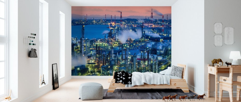 PHOTOWALL / Factory Night View (e310058) | 輸入壁紙専門店