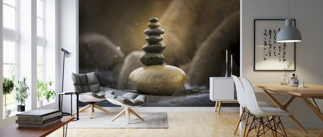 PHOTOWALL / Balanced Stacked Stones (e310193)