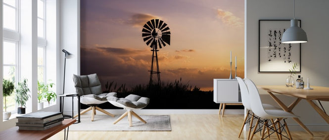 PHOTOWALL / Windmill Sunset (e310218)