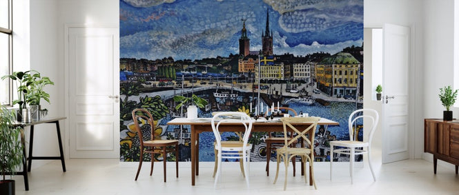 PHOTOWALL / City Pier Painting (e310469)